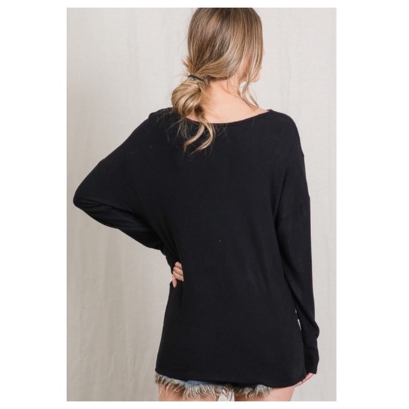 (20)🖤New Diagonal Leopard Print Blocked Bodice Dolman Sleeve Top🖤 - Picture 8 of 10